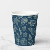 海住民パターン 紙コップ (正面)