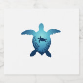 海保のプラ救スチックを除く スパークリングワインラベル (シングルラベル)