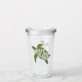 海保プラスチック製の亀 アクリルタンブラー (裏面)