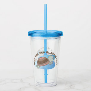 海保プラスチック製の亀 アクリルタンブラー