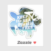 海保プラスチック製の亀 シール (シート)