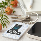 海保全プラスチック汚染認識度 キーホルダー (正面右)