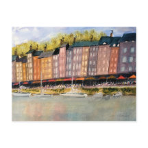 海側にはフランス製はがき