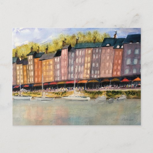 海側にはフランス製はがき ポストカード (正面)