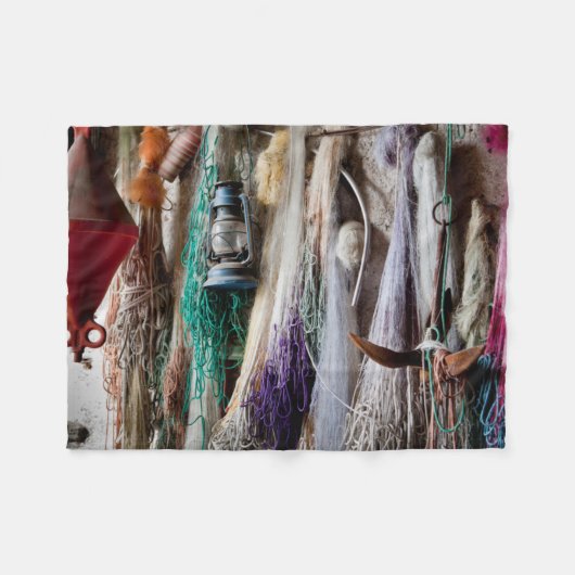 海側面 フリースブランケット (正面(横))