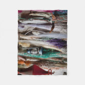 海側面 フリースブランケット (正面)