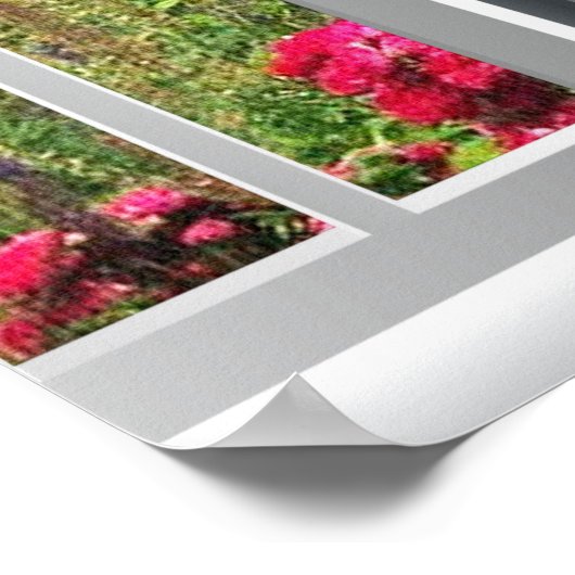 海入りポスターの素敵なガーデンビュー ポスター (角)