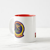 海兵師団のベトナムの第3獣医 ツートーンマグカップ (正面左)