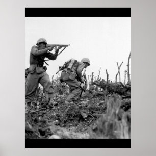 海兵第1師団の海兵隊員(A Marine of the 1 Marine Division) _Wa ポスター