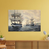 海兵解放軍の上陸 キャンバスプリント (インサイチュ (リビング))