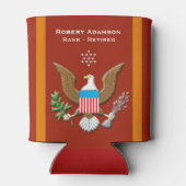 海兵隊でのパーソナライズされた任務 缶クーラー (裏面)