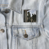 海兵隊と海兵隊がガス室に入る 缶バッジ (インサイチュ)