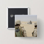 海兵隊と船員 缶バッジ (正面&裏面)