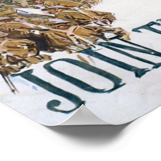 海兵隊に加わる ポスター (角)