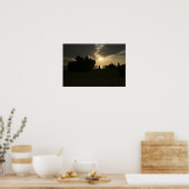 海兵隊のシルエット ポスター (キッチン)