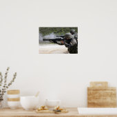 海兵隊の射撃砲 ポスター (キッチン)