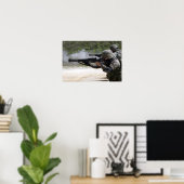 海兵隊の射撃砲 ポスター (ホームオフィス)