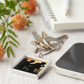 海兵隊の火災9mmハンドガン キーホルダー (側面)