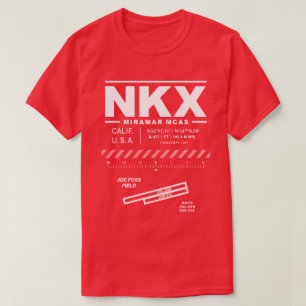 海兵隊の空中撮影点MCAS Miramar NKXのTシャツ Tシャツ