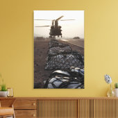 海兵隊はスリング荷重を付ける キャンバスプリント (インサイチュ (リビング))