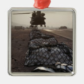 海兵隊はスリング荷重を付ける メタルオーナメント (正面)