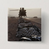 海兵隊はスリング荷重を付ける 缶バッジ (正面)