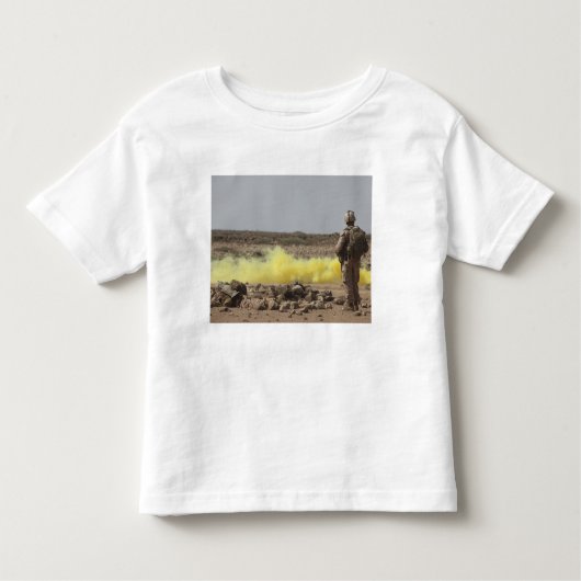 海兵隊は安全を提供する トドラーTシャツ (正面)