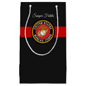 海兵隊ギフトのためのUSMC抱き枕- Semper Fi スモールペーパーバッグ (正面)