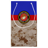 海兵隊ギフト用USMC抱き枕 スモールペーパーバッグ (裏面)