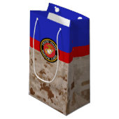 海兵隊ギフト用USMC抱き枕 スモールペーパーバッグ (正面アングル)