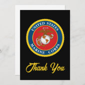 海兵隊シールフラット サンキューカード (正面/裏面)