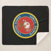 海兵隊シールフラット シェルパブランケット (正面(横))