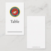 海兵隊シールフラット プレイスカード (正面/裏面)