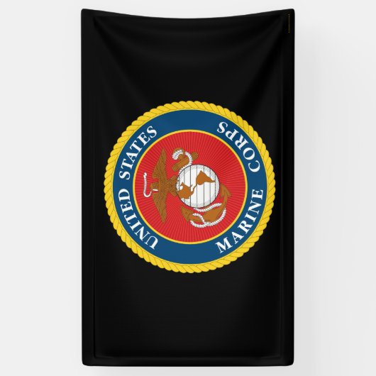 海兵隊シールフラット 横断幕 (縦)