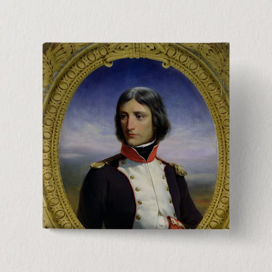 海兵隊中佐としてNapoleon Bonaparte 缶バッジ (正面)