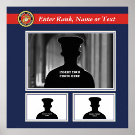 海兵隊写真コラージュ ポスター