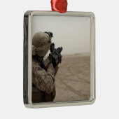 海兵隊員がM-32を発砲する メタルオーナメント (右)