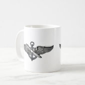海兵隊員の試験翼 コーヒーマグカップ (正面左)