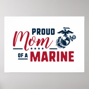 海兵隊員の誇り高いお母さん ポスター