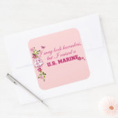 海兵隊員を養成した スクエアシール (封筒)