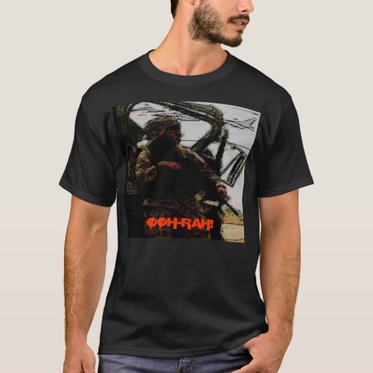 海兵隊員、OOH-RAH! Tシャツ (正面)