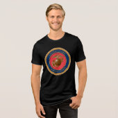 海兵隊封印 トライブレンドＴシャツ (正面全面)