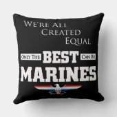 海兵隊最高のだけ クッション (裏面)