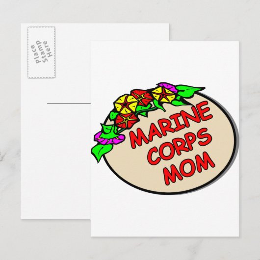 海兵隊母斑 ポストカード (正面/裏面)