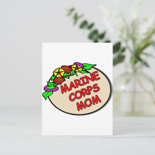 海兵隊母斑 ポストカード (スタンド正面)