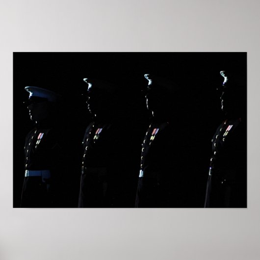 海兵隊訓練静か隊 ポスター (正面)