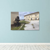 海兵隊警備員 キャンバスプリント (インサイチュ (ウッドフロア))