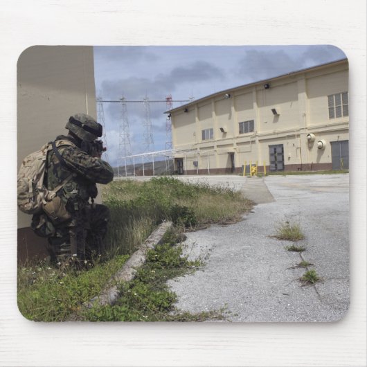 海兵隊警備員 マウスパッド (正面)