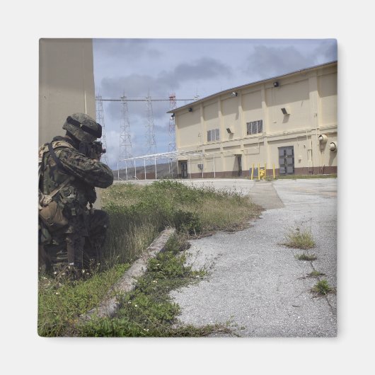 海兵隊警備員 マグネット (正面)