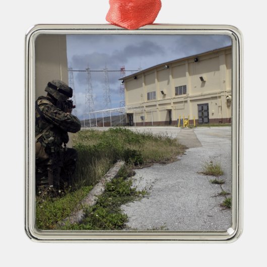 海兵隊警備員 メタルオーナメント (正面)